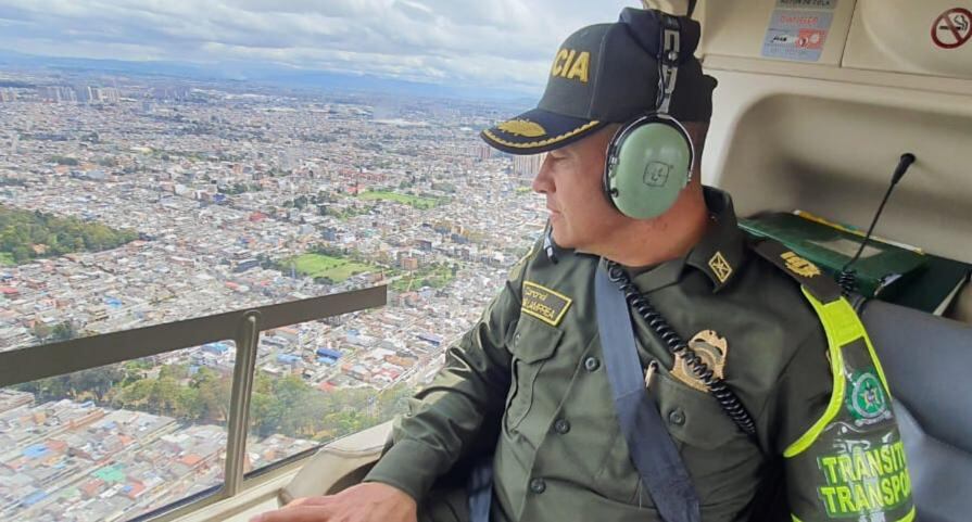 Policía de Tránsito monitorea las vías de Bogotá en el puente festivo del 7 de agosto.