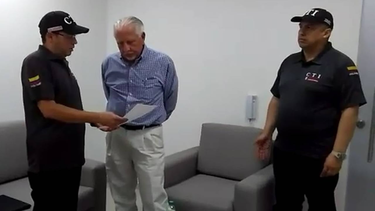 Captura de Ramón Navarro en Barranquilla, en marzo de 2018.