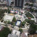 Exposición fotográfica sobre los migrantes venezolanos en Barranquilla.