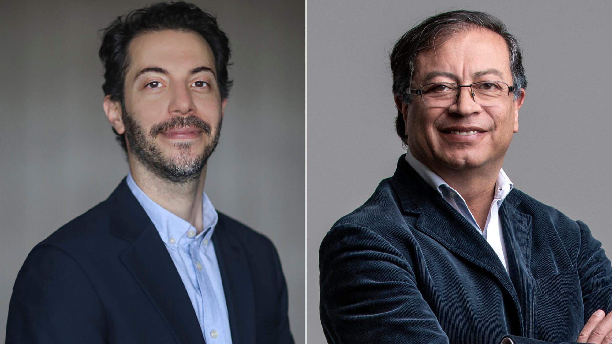 Isaac Castejón y Gustavo Petro