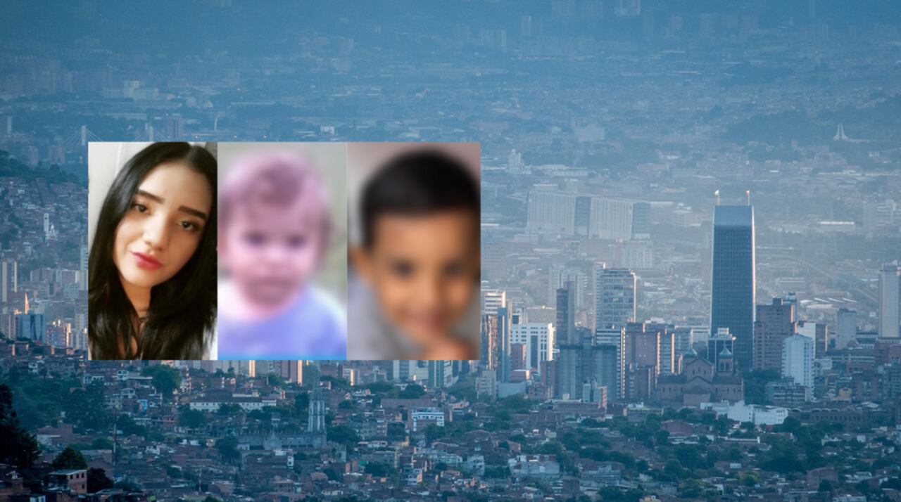 Familia desaparecida en Medellín.