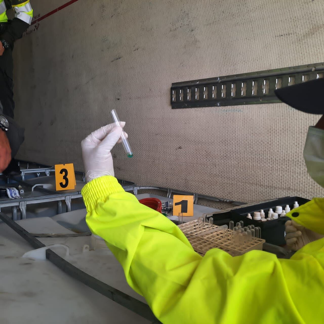 Cargamento de cocaína liquida