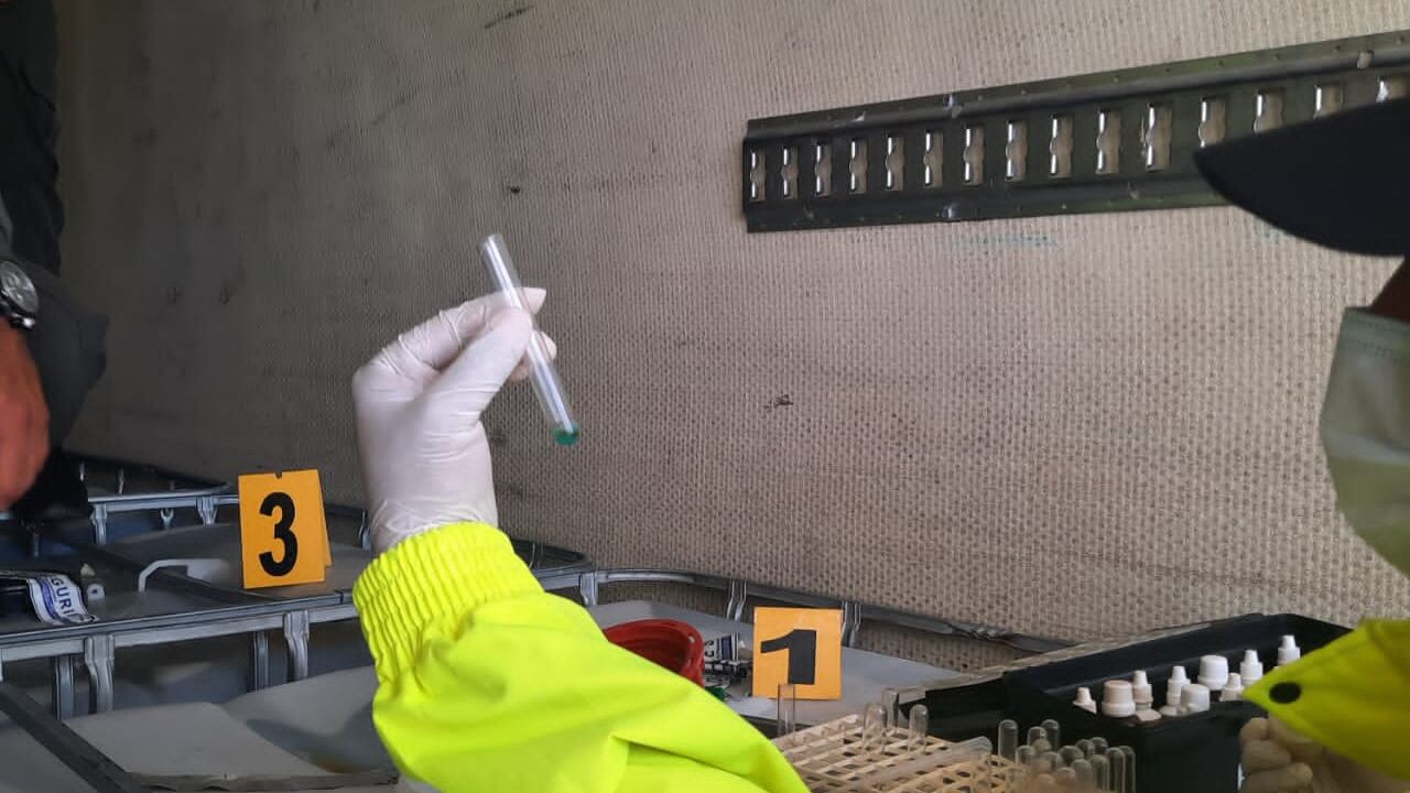 Cargamento de cocaína liquida