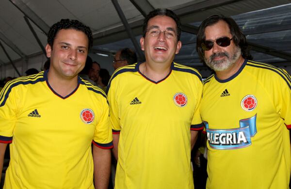 Juan Carlos Mira, Juan Mesa y Francisco Samper.