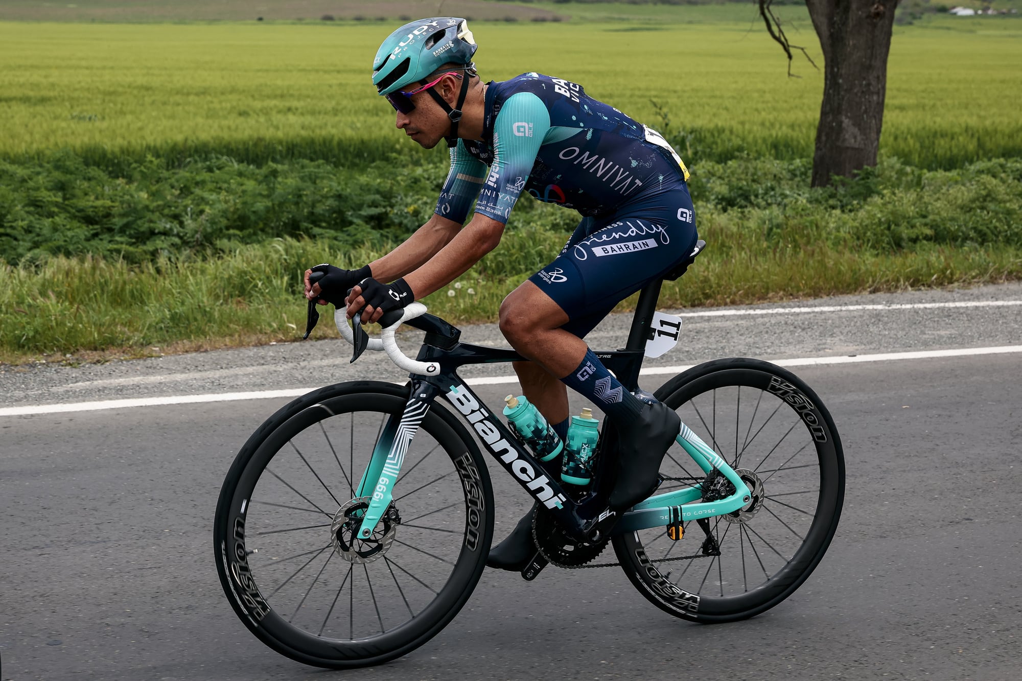 Santiago Buitrago en el Giro de Italia.