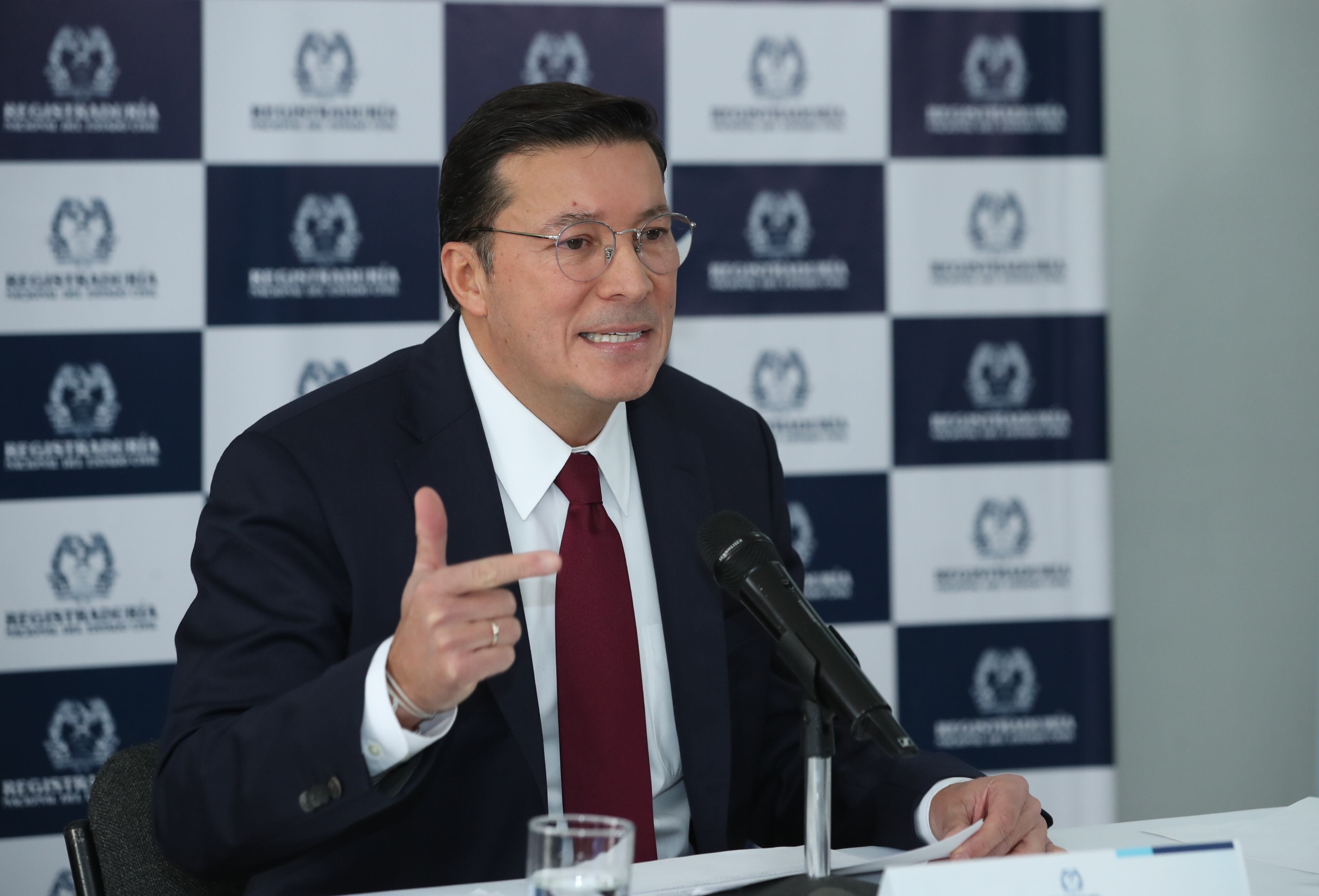 El registrador nacional, Hernán Penagos, convocó a una rueda de prensa para emitir un pronunciamiento definitivo sobre la consulta popular