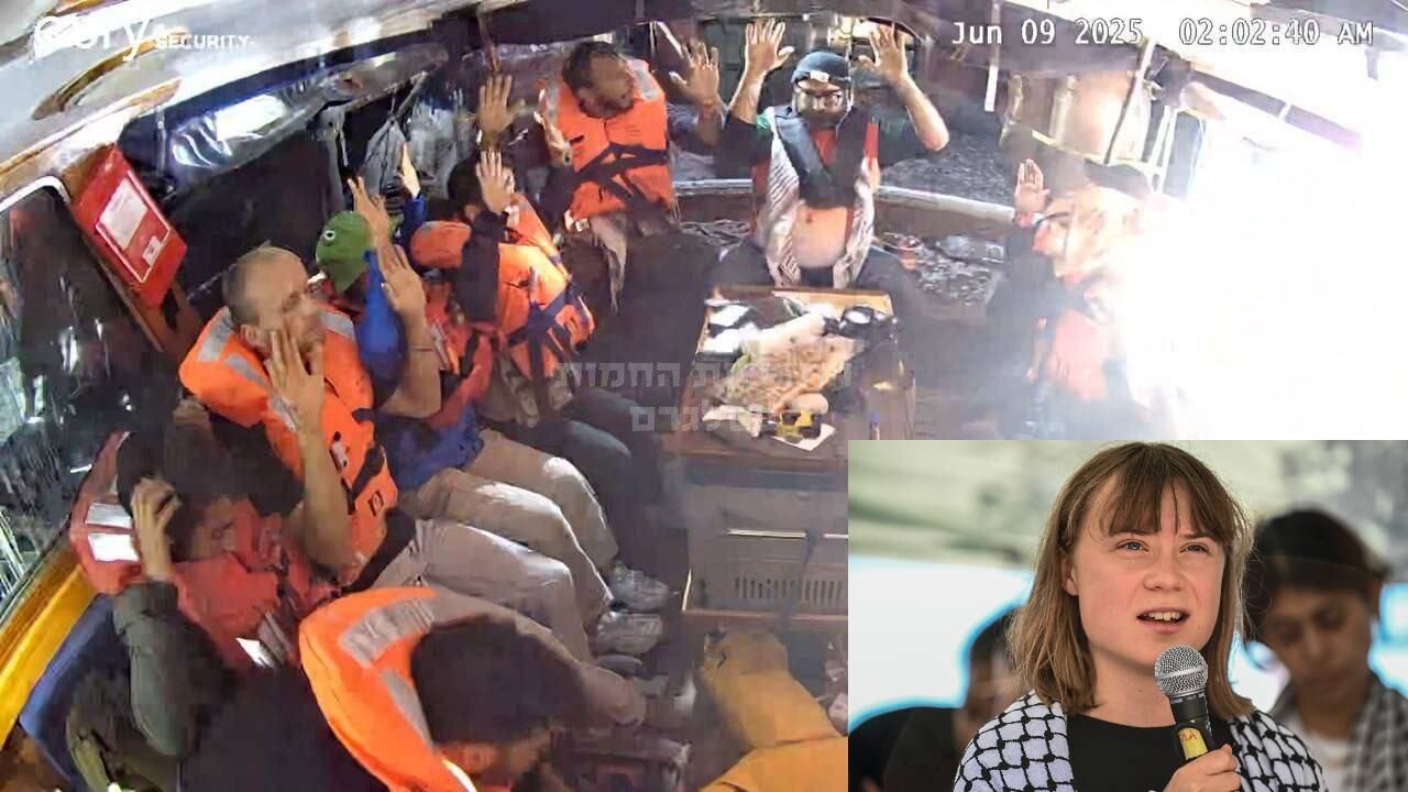 Greta Thunberg se encontraba en la embarcación