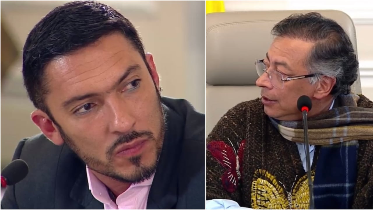 Juan Carlos Florián y Gustavo Petro