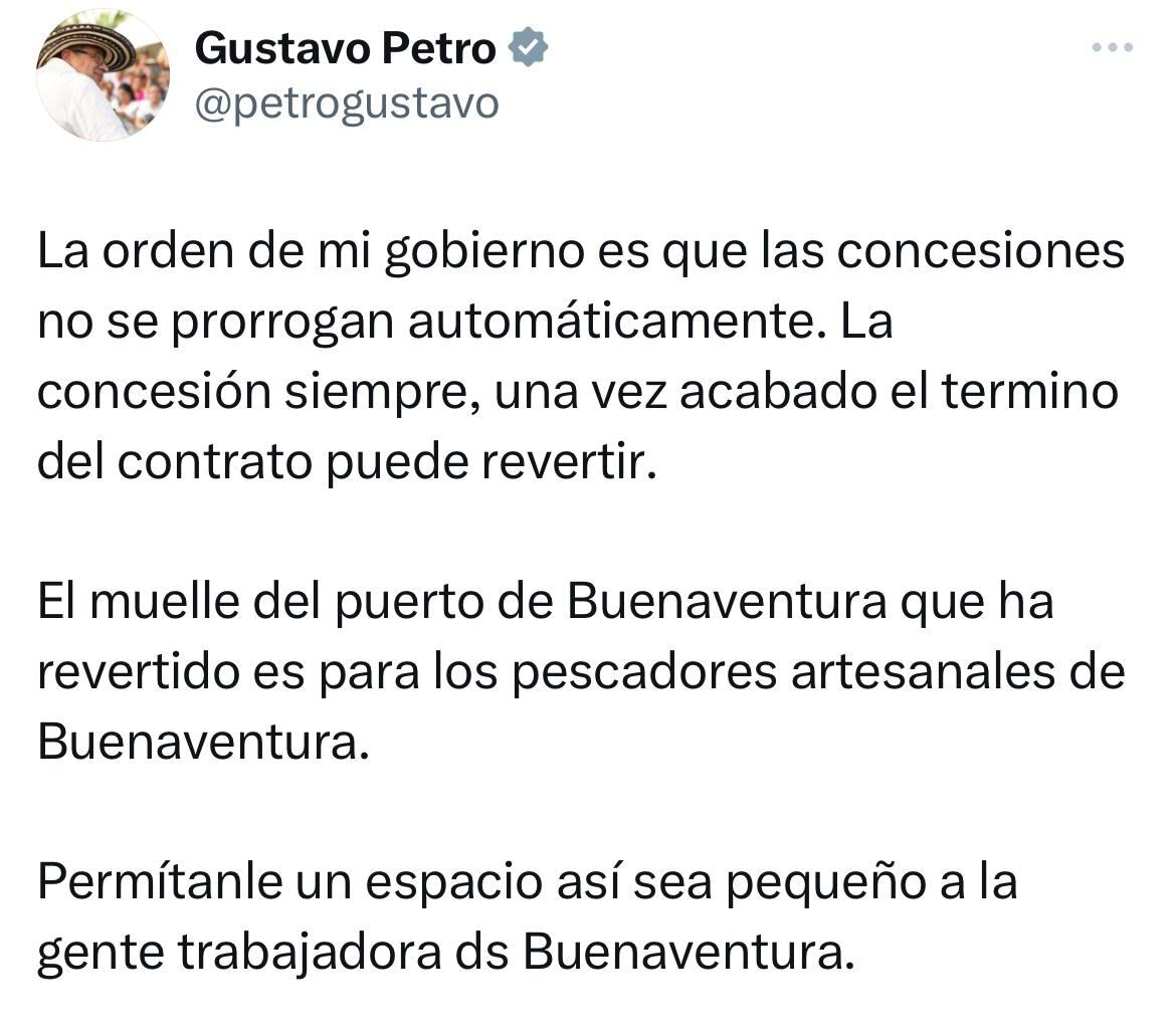 Mensaje presidente Gustavo Petro