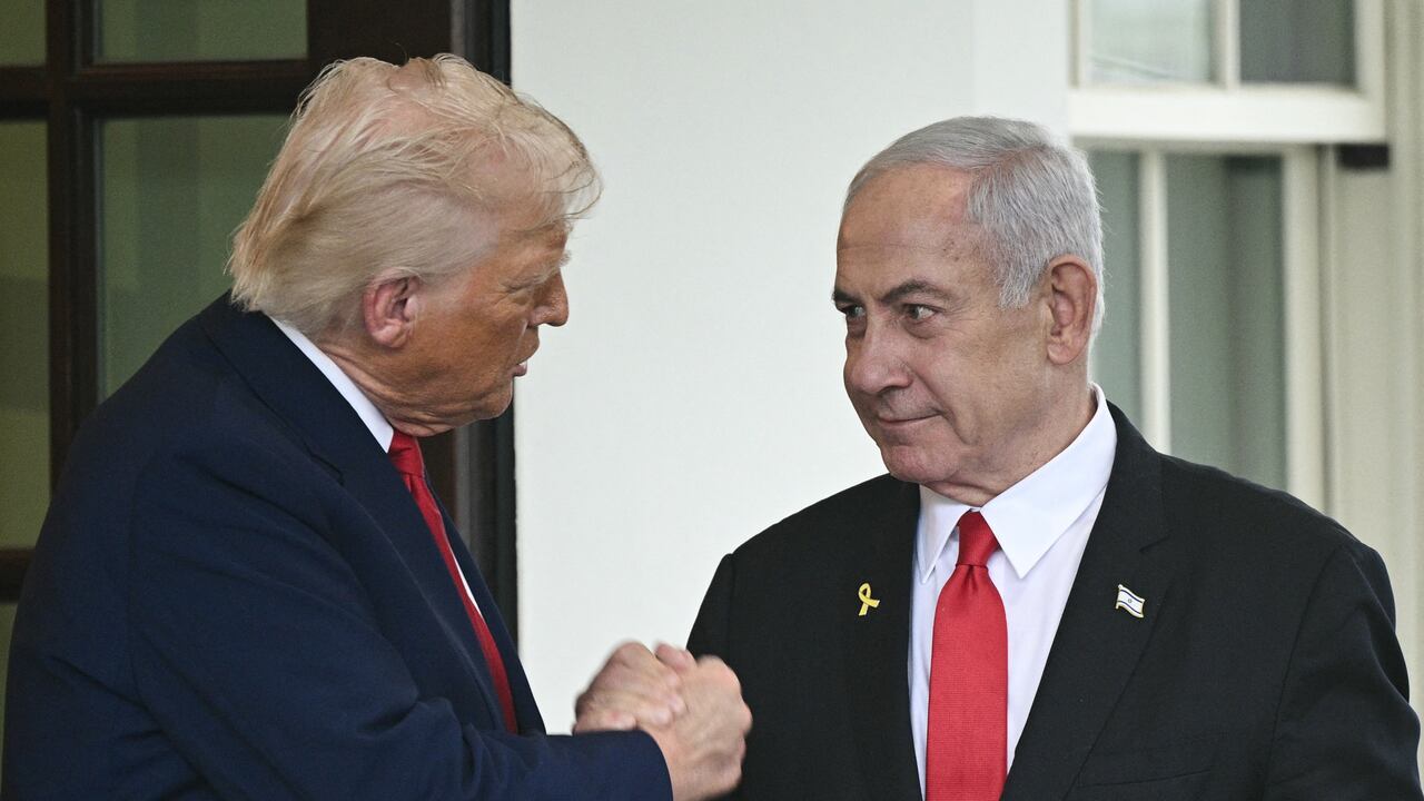 Donald Trump y Benjamin Netanyahu.