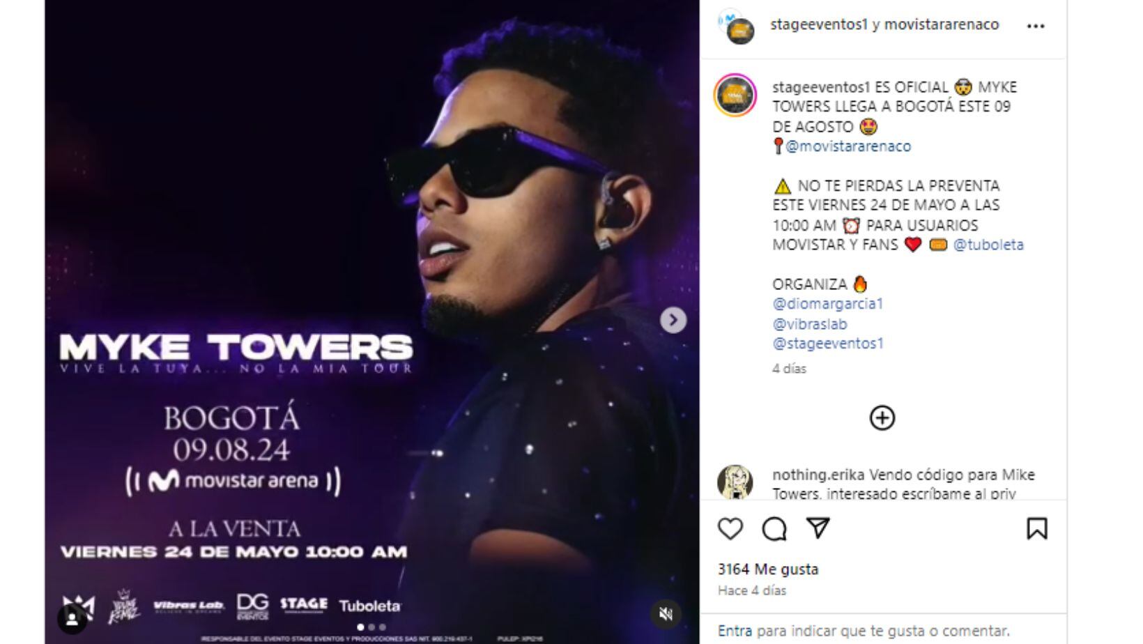 Myke Towers llega a Colombia: conozca fecha, lugar y precios de boletas para sus shows