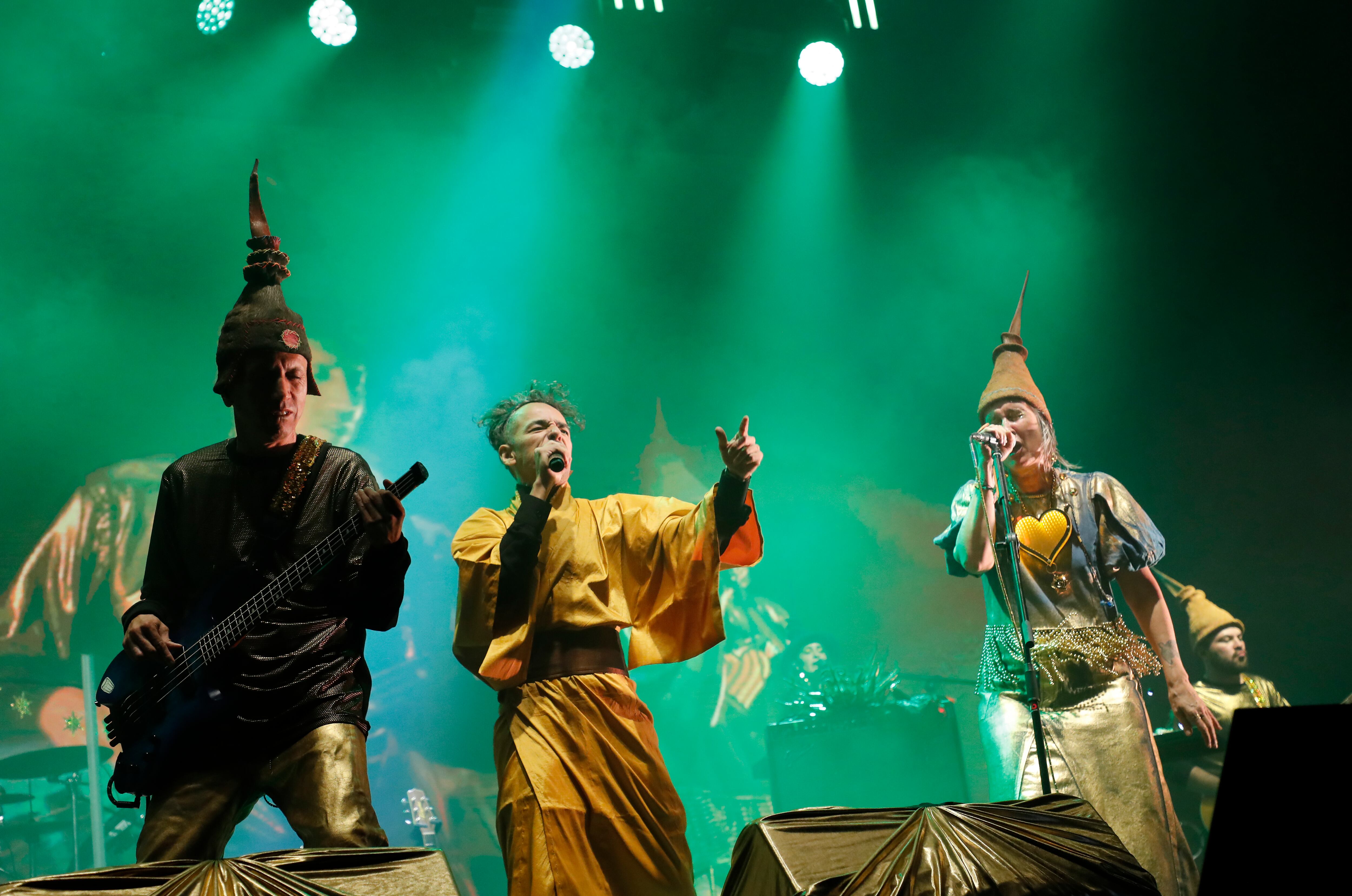 Concierto Aterciopelados 28 años  El Dorado su segundo trabajo de estudio Andrea Echeverri y Héctor Buitrago , junto a Carlos Vives y al cantante de Café Tacvba, Rubén Albarrán
Palacio de los Deportes de Bogotá 
22 de abril de 2023
Foto Guillermo Torres Reina / Semana