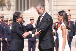 Presidente Gustavo Petro visita a España rey Felipe VI de España Mayo 3 2023