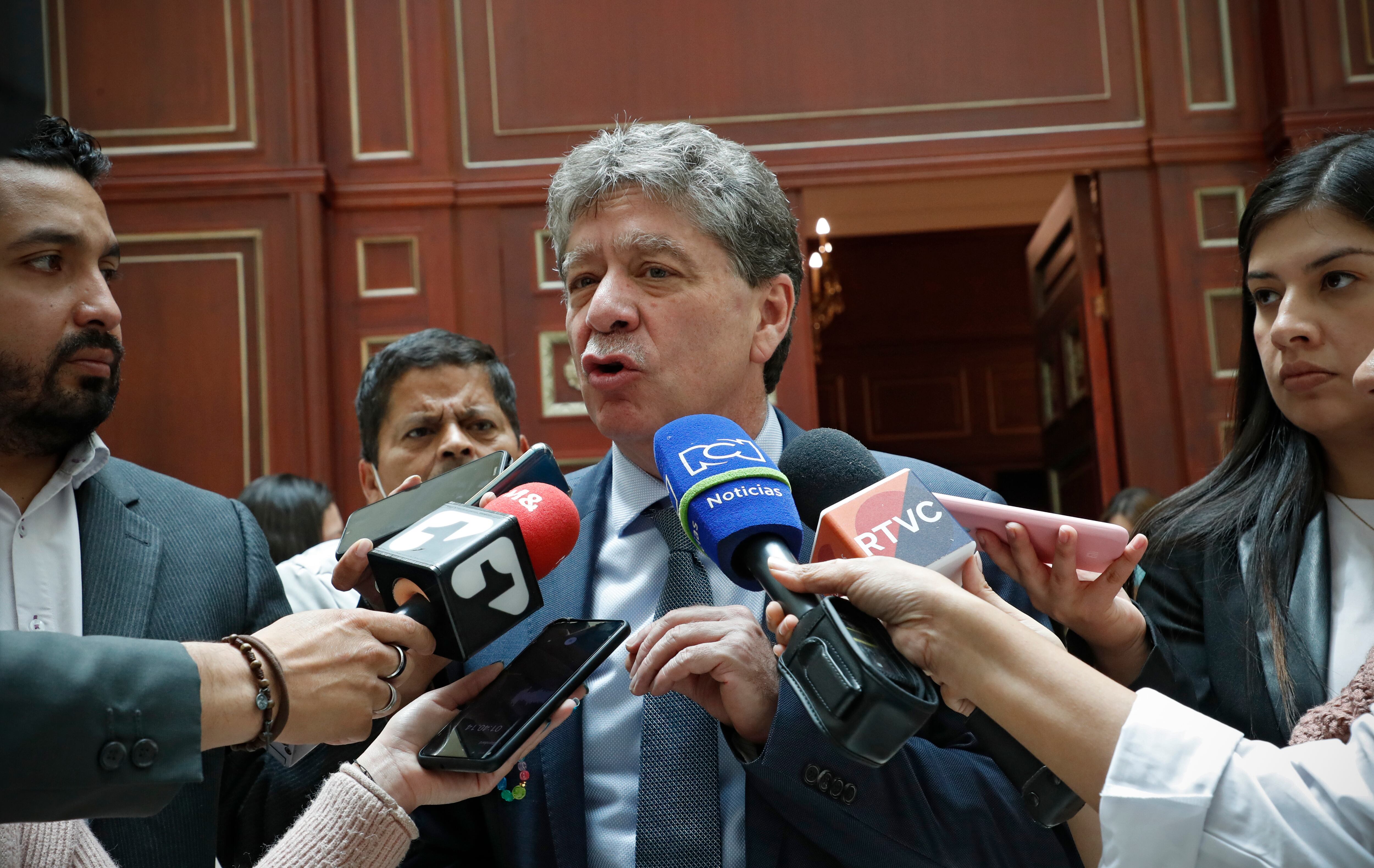 presidente de la ANDI, Bruce Mac Master en la Audiencia pública citada por las comisiones terceras conjuntas pra la Reforma Tributaria con los gremios económicos
Bogota agosto 31 del 2022
Foto Guillermo Torres Reina / Semana