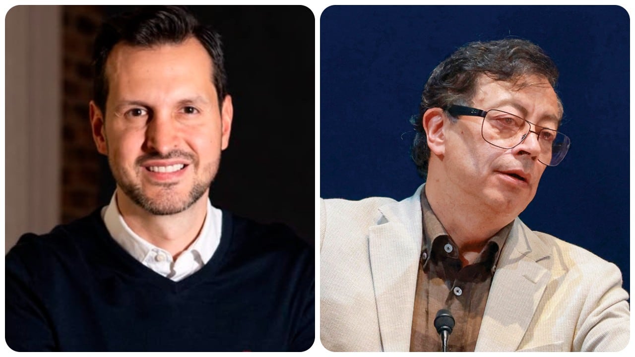 Carlos Ríos y Gustavo Petro.