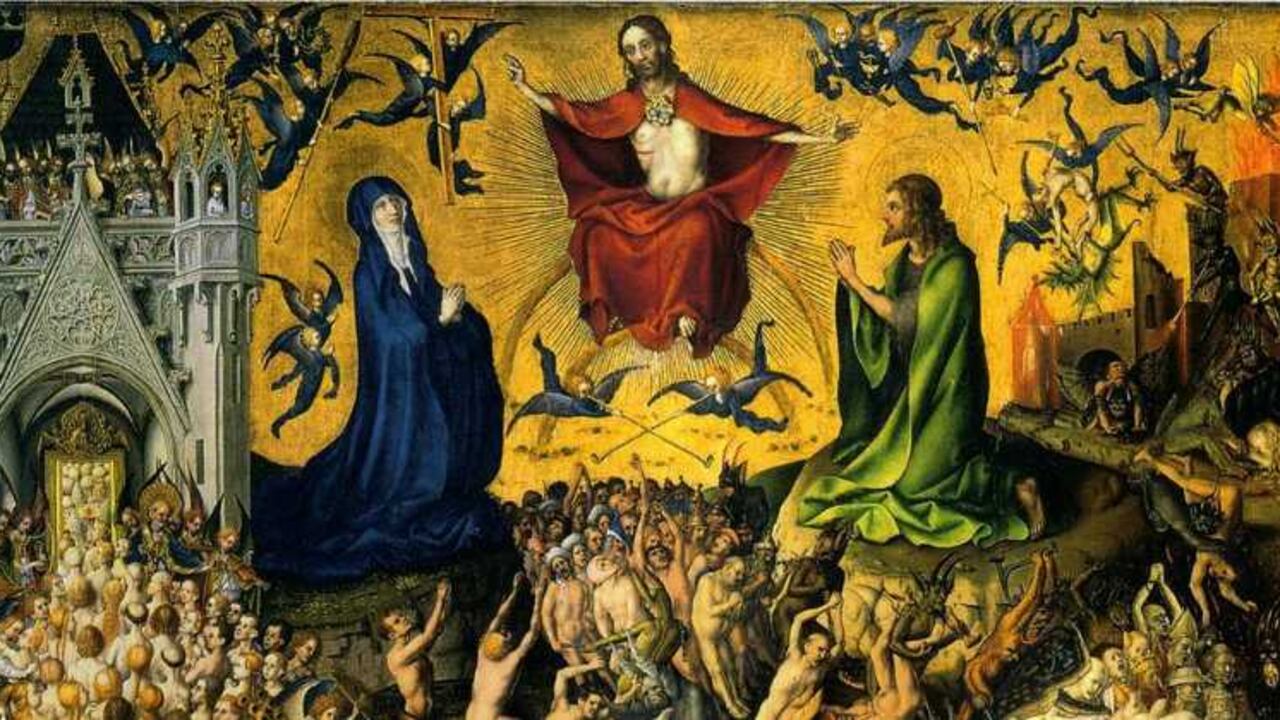 'El juicio final' de Stefan Lochner, circa 1435.