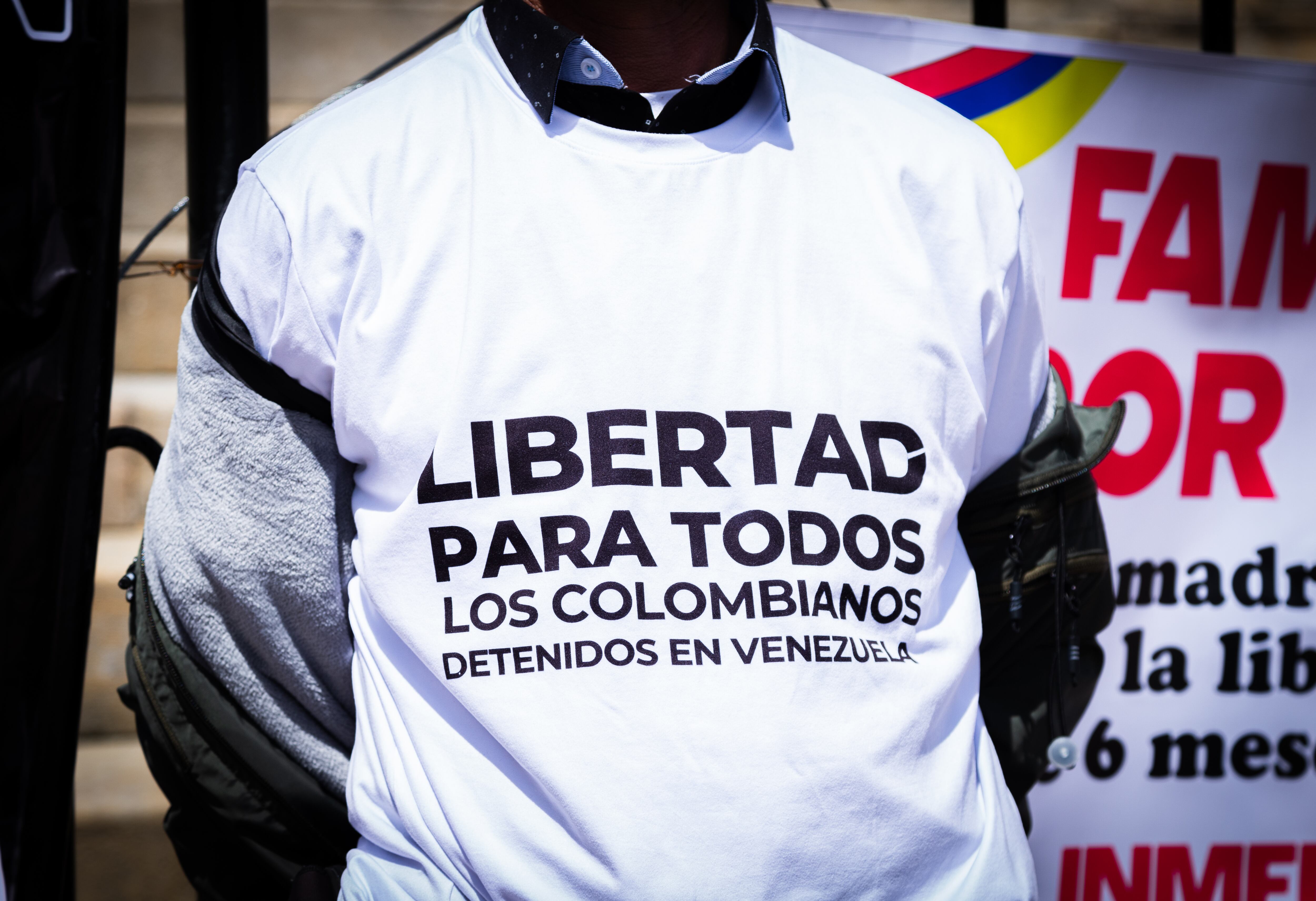 Colombianos detenidos en Venezuela
