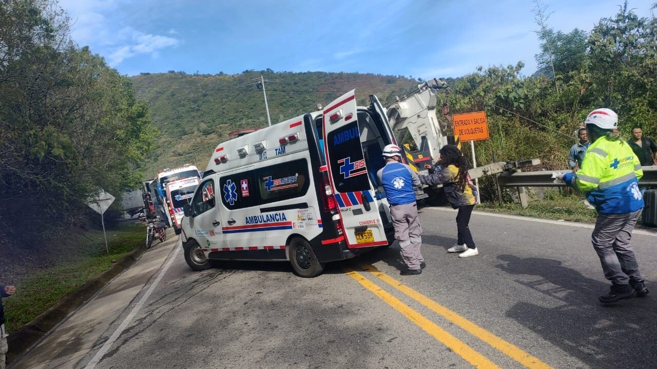 Accidente vía Bucaramanga - Cúcuta.