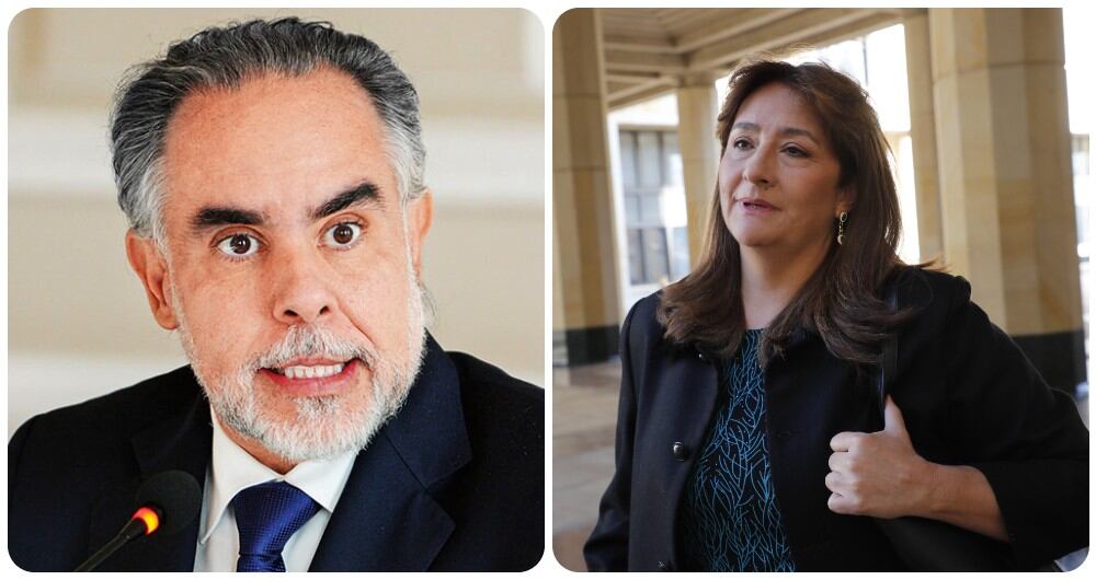 Armando Benedetti y Angela María Buitrago.