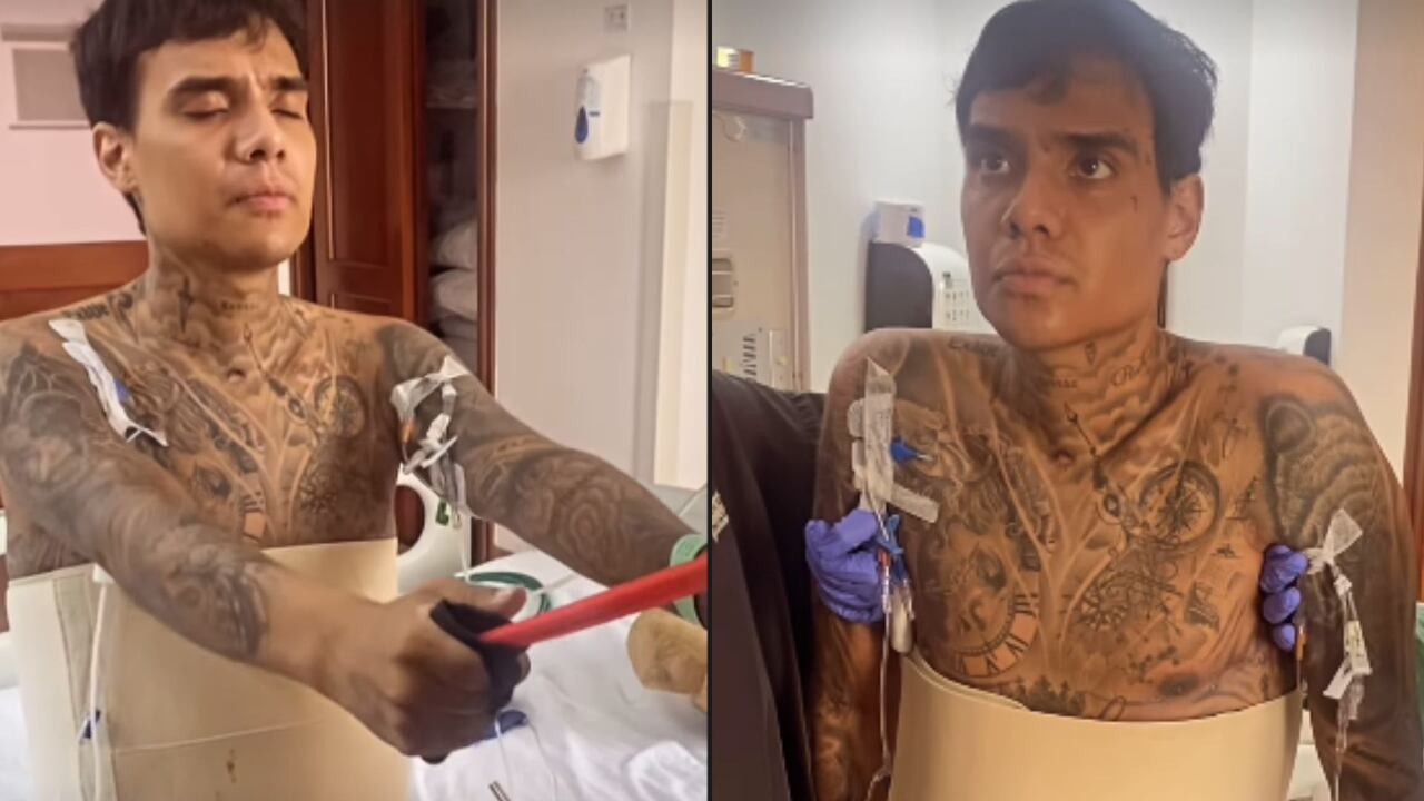 El Dj mostró a través de sus redes sociales parte de sus terapias.