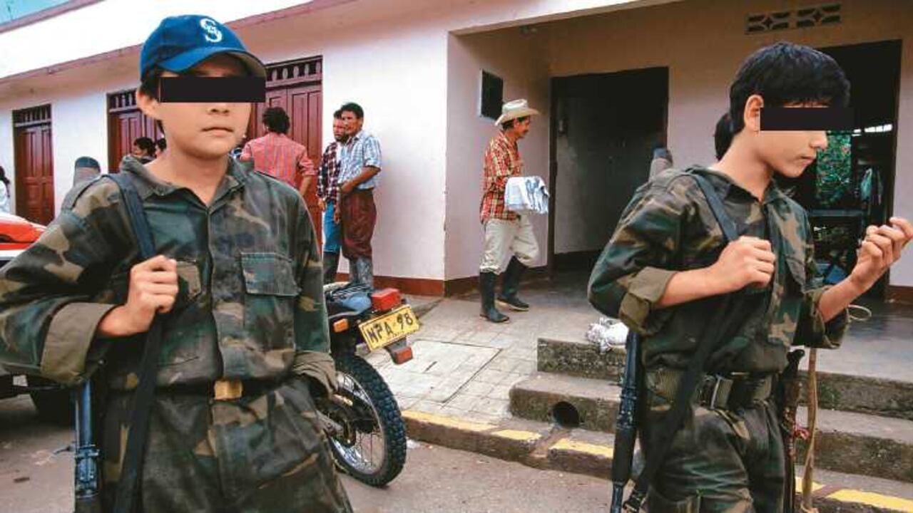 No se sabe cuántos niños tuvieron las Farc en sus filas a lo largo de su historia. Lo que sí se ha comprobado es que durante los diálogos del Caguán el reclutamiento de menores fue masivo.