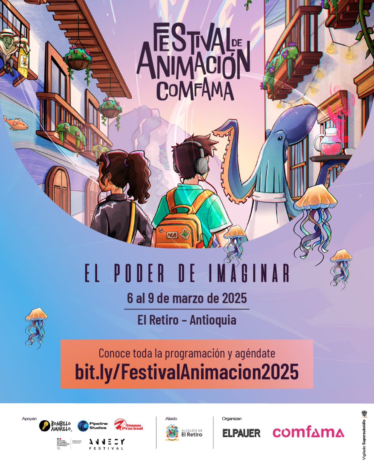 La segunda edición del Festival de Animación Comfama llega con el tema de la imaginación, y tiene una gran oferta de actividades.