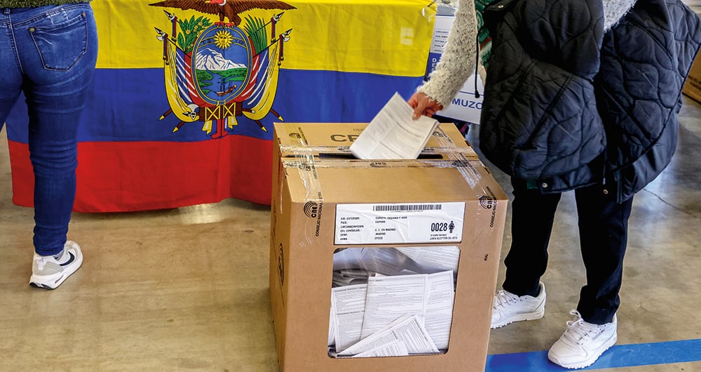 Ecuador elegirá presidente para el próximo año y medio, luego de que Guillermo Lasso decidiera no continuar en el cargo.