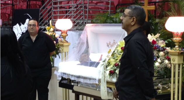 El velorio de Cheo Feliciano se realizó en el Coliseo Roberto Clemente del Área Metropolitana de San Juan de Puerto Rico en 2014.