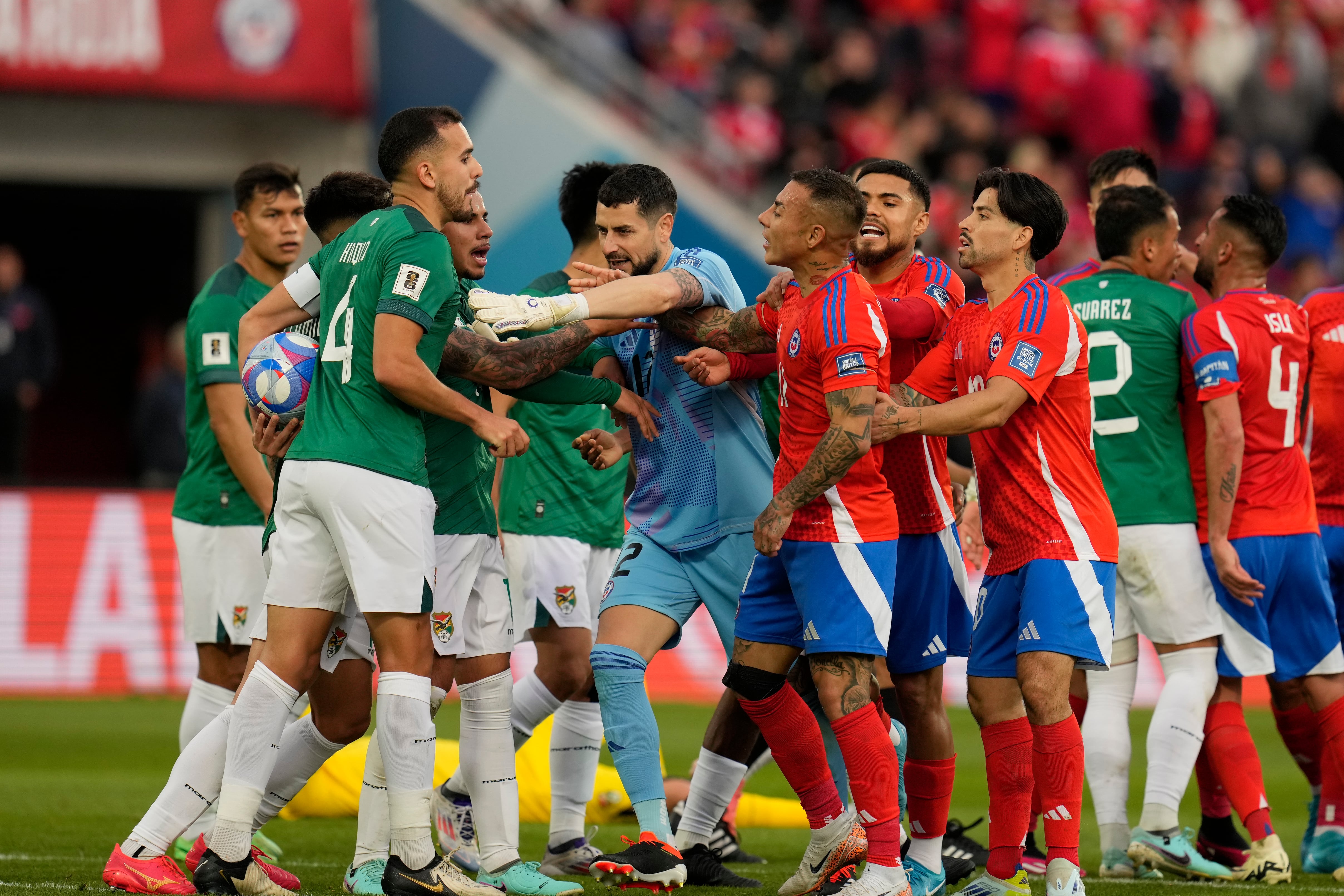 Chile vs Bolivia - fecha 8 - Eliminatorias Sudamericanas.