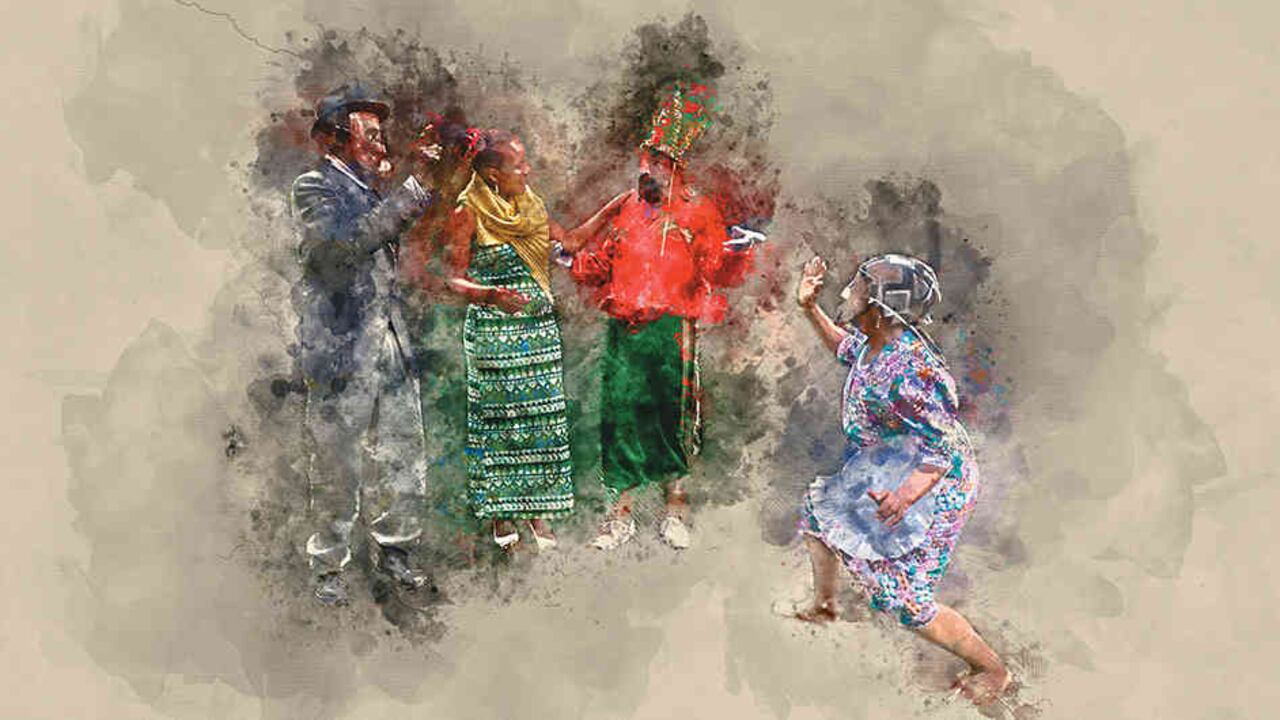 Las danzas del sainete se inspiran en el bunde y la contradanza, y en la música de cuerdas como en los aires andinos.