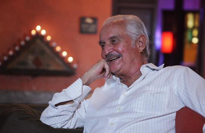 Fuentes en Cartagena durante el Hay Festival en enero de 2012.