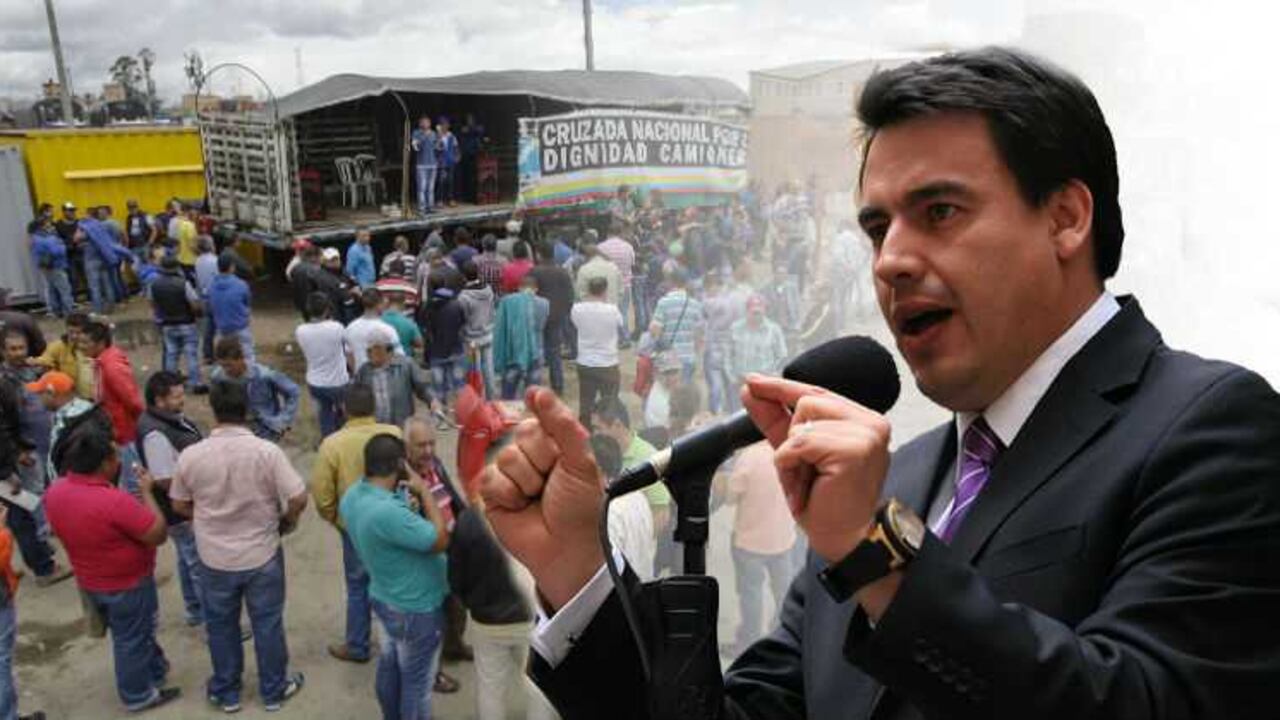 Ministro de Transporte, Jorge Eduardo Rojas.