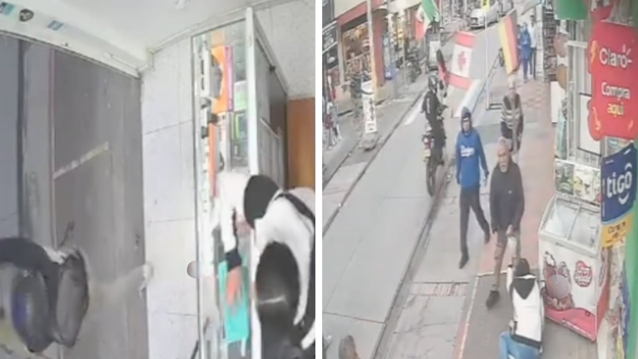 Intento de asalto a local comercial en Bogotá durante la tarde del miércoles 7 de octubre
