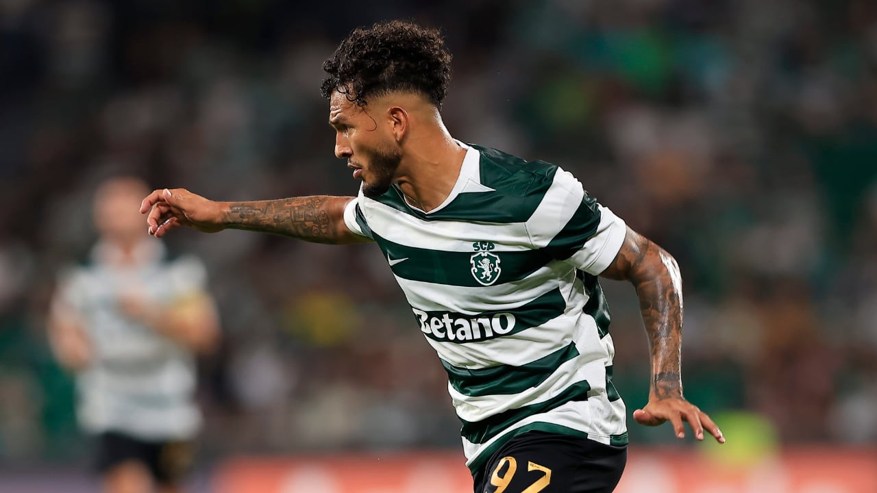 Luis Javier Suárez, delantero colombiano al servicio del Sporting Lisboa.