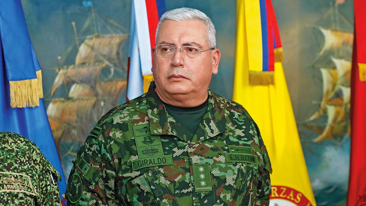 El comandante de las Fuerzas Militares, el general Helder Giraldo.