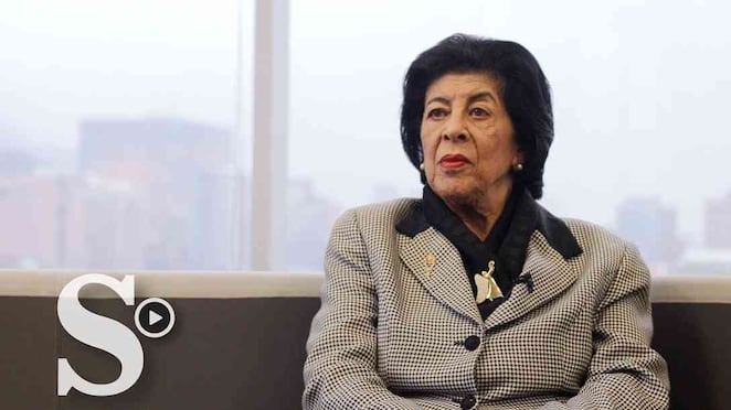 Isolda Álvarez esposa de Miguel Maza Márquez.