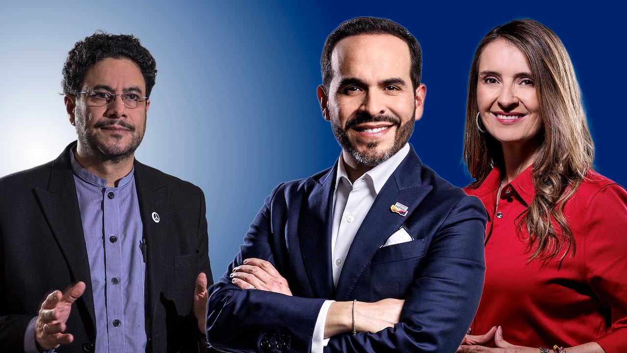 Iván Cepeda, Abelardo de la Espriella y Paloma Valencia.