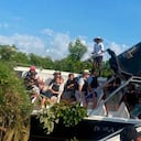 La lancha terminó en una zona de mangles en el canal del Dique.