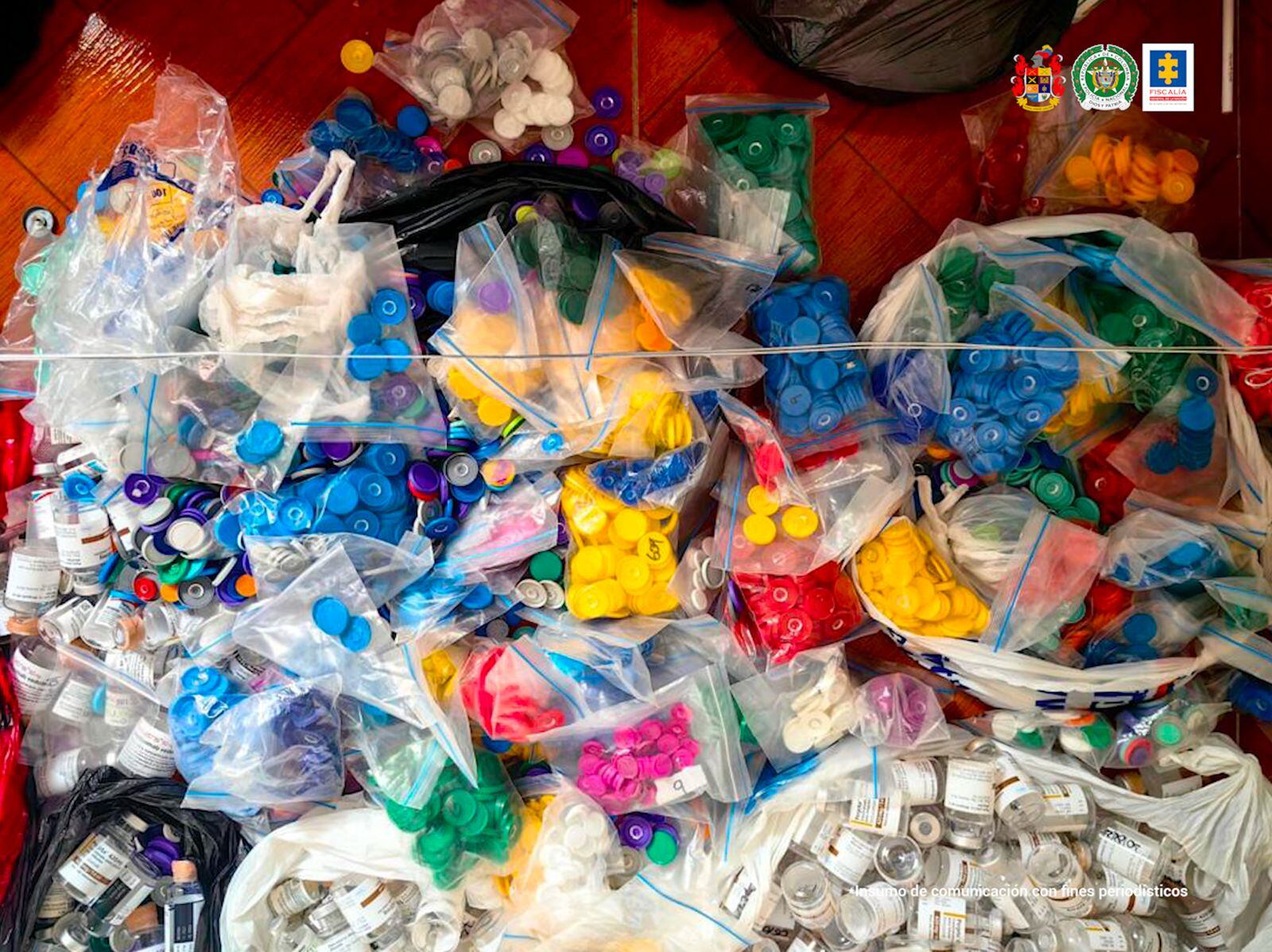 Fueron incautadas 45 toneladas de de medicamentos falsificados.