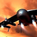 Ilustración de drones bombarderos usados en la guerra.