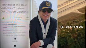 De izquierda a derecha: La invitación de Cannes a la Agencia Tornus, el expresidente Gustavo Petro y la imagen de uno de los videos promocionales de Colombia creados por dicha agencia