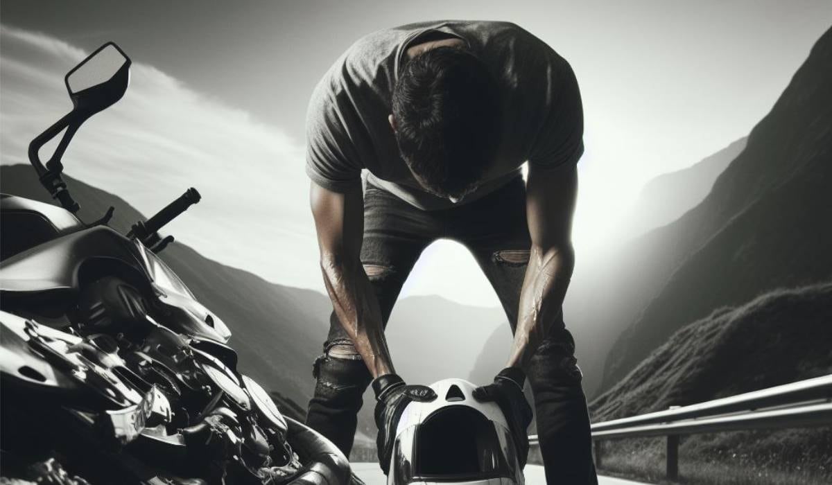 La falta de mantenimiento en una moto puede crear accidentes.