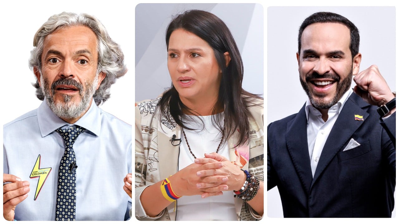 Juan Daniel Oviedo, Paola Holguín y Abelardo de la Espriella.
