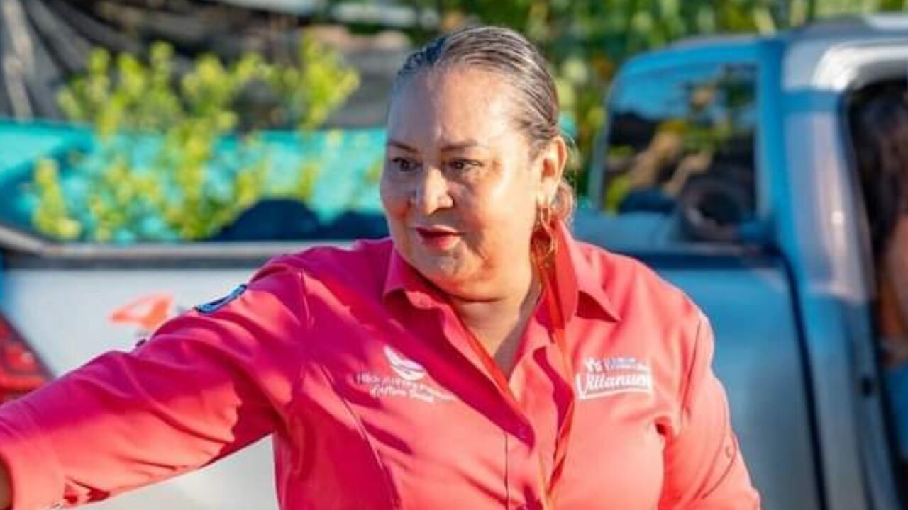 Hilda Pachón, mama del alcalde de Villanueva, Casanare, Oswald Fontecha. Foto: Twitter AlcadíaDeMonterrey (@PrensaMonterrey).