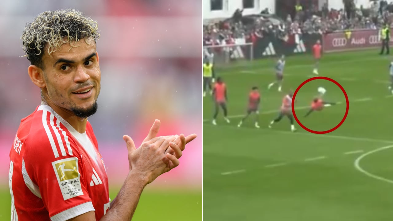 Luis Díaz se destaca hasta en los entrenamientos del Bayern Múnich