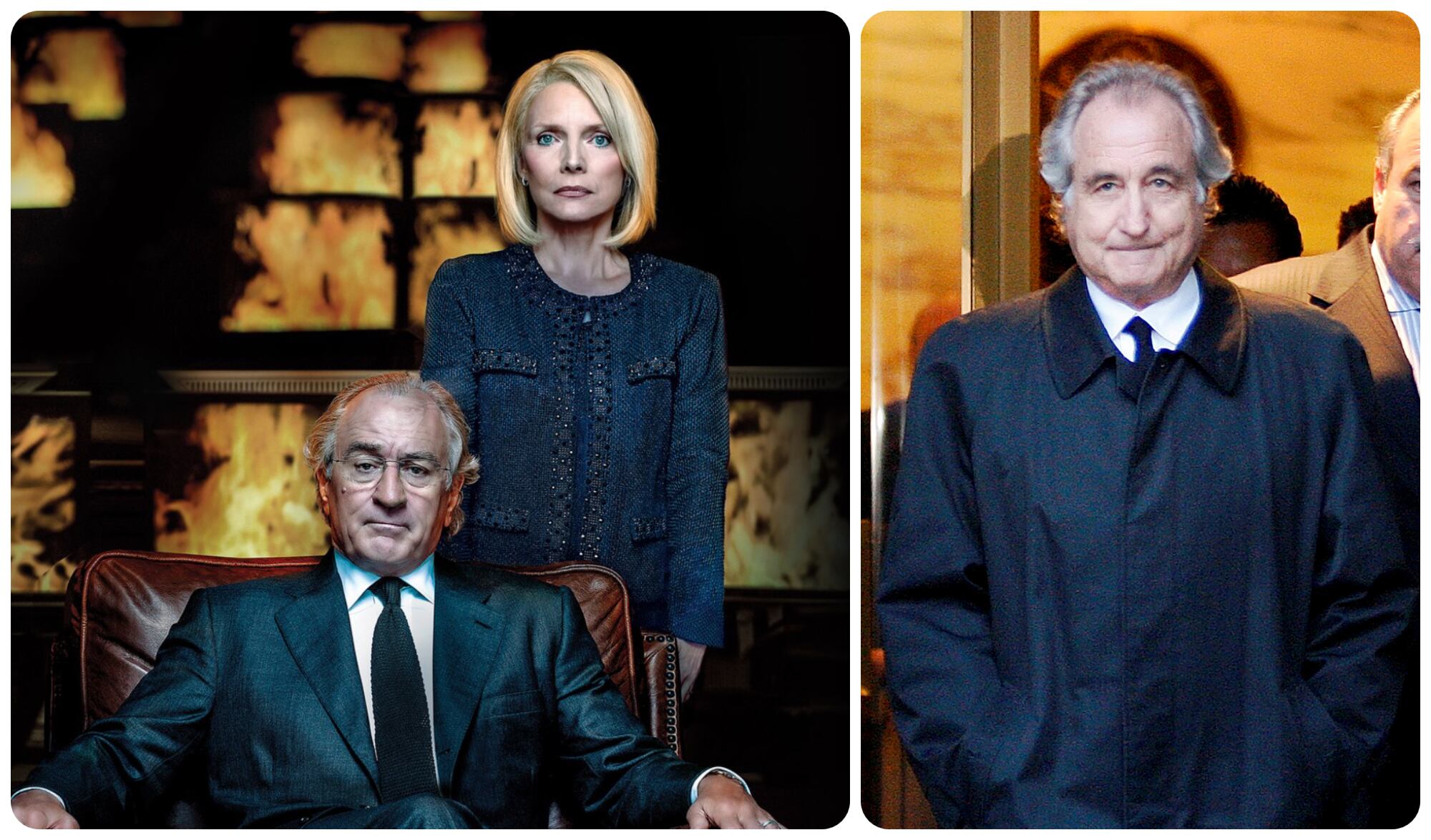De Niro encarnó a Bernard Madoff, y Pfeiffer a su esposa, Ruth Madoff.