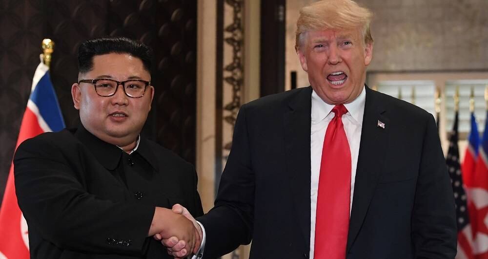 El ex presidente de Estados Unidos Donald Trump y el líder supremo de Corea del Norte, Kim Jong Un
