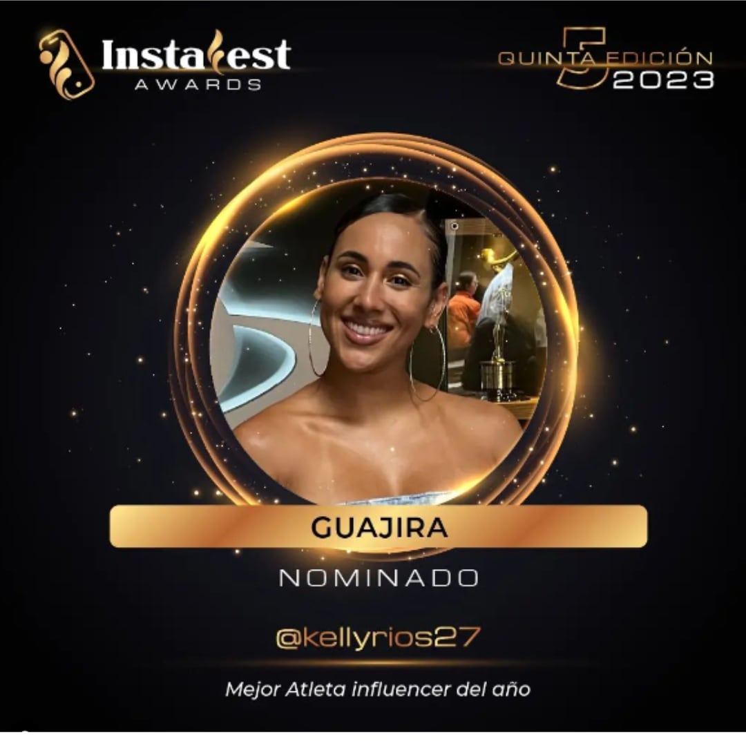Guajira nominada como mejor atleta influencer del año.