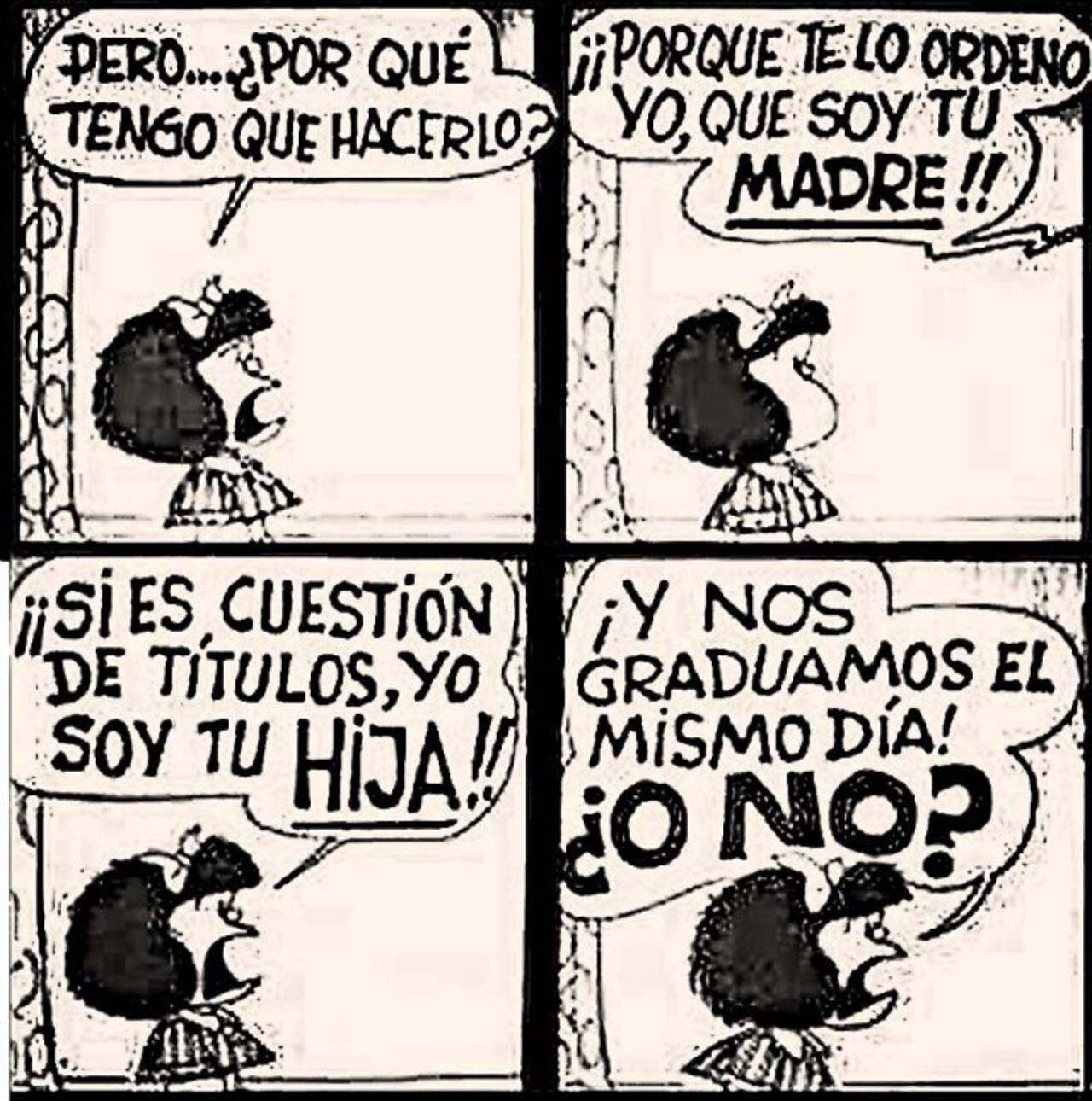 Mafalda de Quino. Cortesía de Pablito Wilson