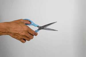 La víctima fue agredida con unas tijeras (imagen de referencia).